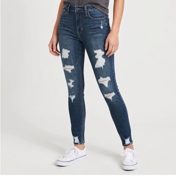Hollister Denim - Hollister Distressed Skinny Jeans